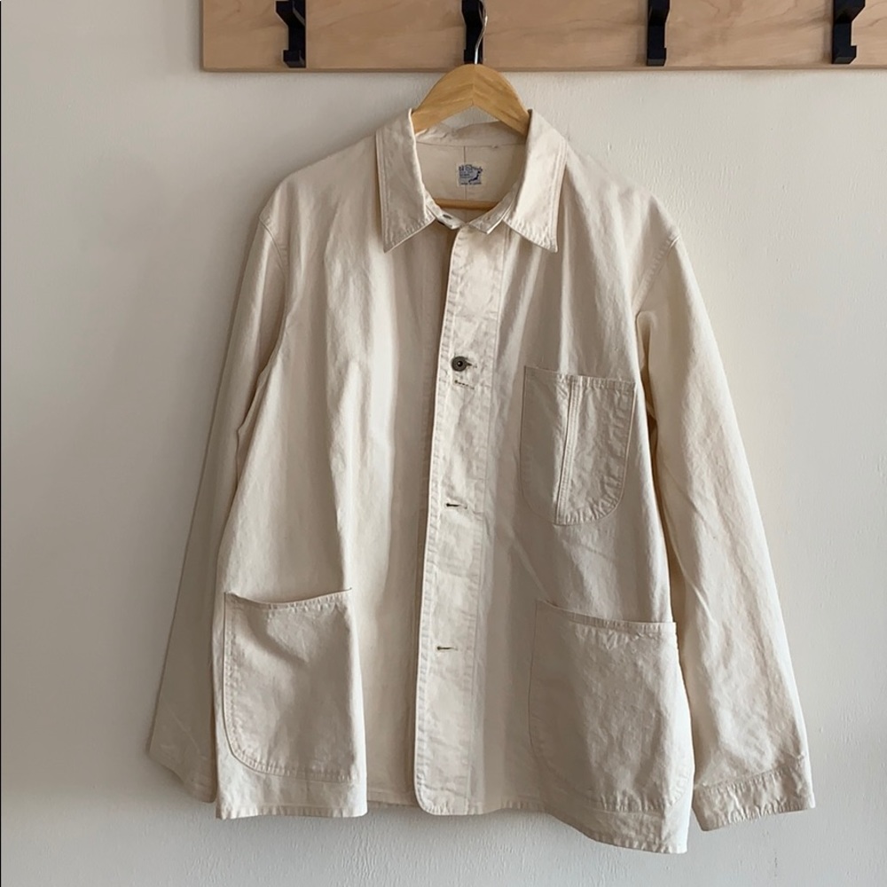 Or slow natural light denim jacket